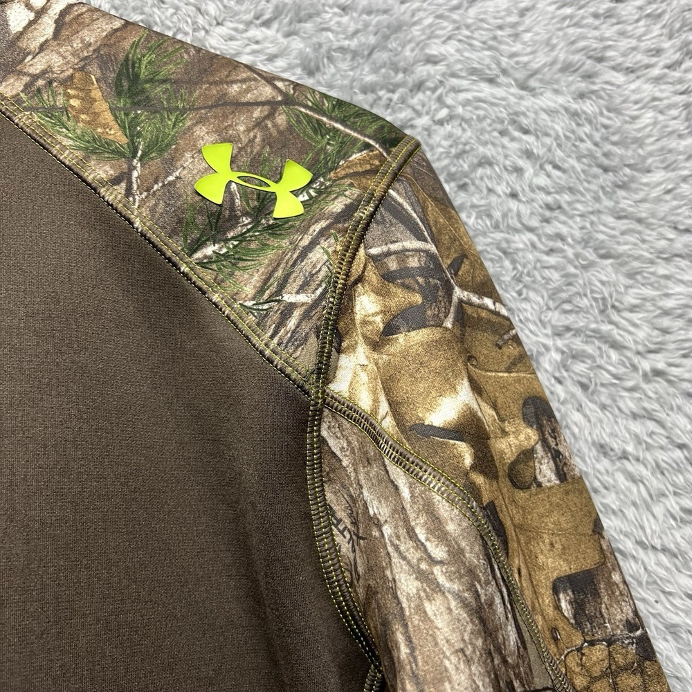 Under Armour‎ Scent Control Camouflage Realtree Jacket Coldgear Mens Medium - Picture 10 of 16